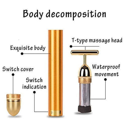 24K Gold Facial Massage Electric Roller | 馃敟FLAT 61% OFF SALE馃敟