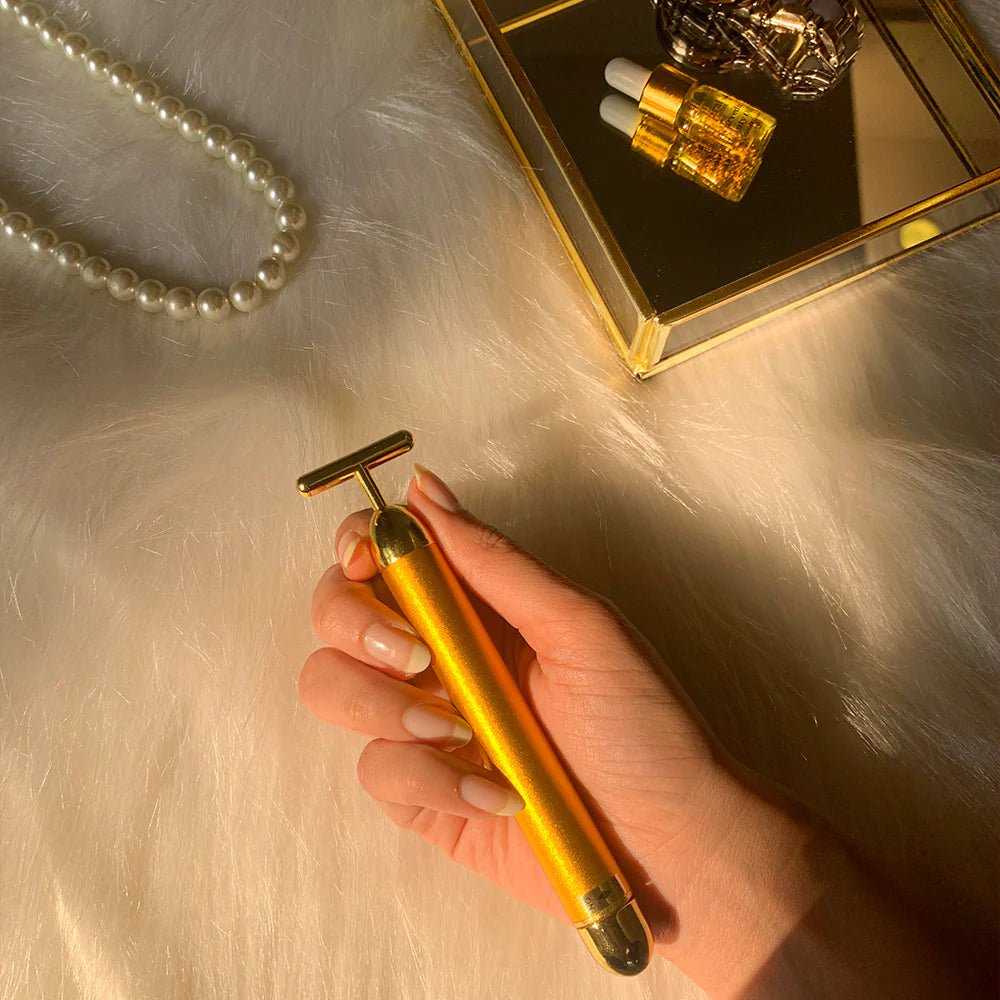 24K Gold Facial Massage Electric Roller | 馃敟FLAT 61% OFF SALE馃敟