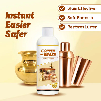 ShineBright鈩� - Instant Copper & Brass Cleaning Liquid 鉁煡� (Buy 1 Get 1 Free馃敟馃敟) Limited Period Offer