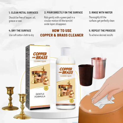 ShineBright鈩� - Instant Copper & Brass Cleaning Liquid 鉁煡� (Buy 1 Get 1 Free馃敟馃敟) Limited Period Offer