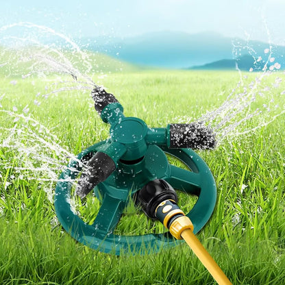 Garden Sprinkler 360 掳 Rotating Water