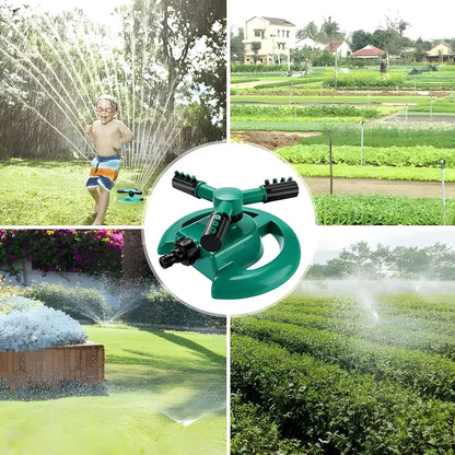 Garden Sprinkler 360 掳 Rotating Water