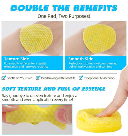 KojicFresh鈩� - Turmeric Kojic Acid Cleansing Pads |馃敟PACK OF 60 PADS馃敟
