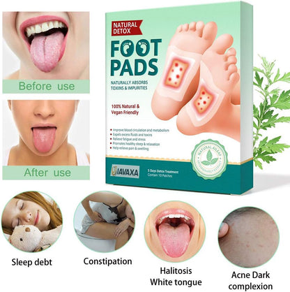 Premium Detox Foot Patches (Pack of 10) 饾樈饾櫔饾櫘 1 饾檪饾櫄饾櫓 1 饾檨饾櫑饾櫄饾櫄 饾檴饾櫅饾櫅饾櫄饾櫑