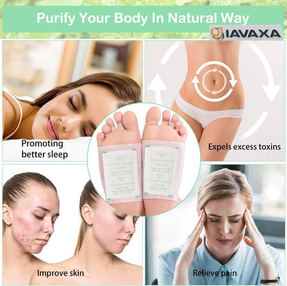 Premium Detox Foot Patches (Pack of 10) 饾樈饾櫔饾櫘 1 饾檪饾櫄饾櫓 1 饾檨饾櫑饾櫄饾櫄 饾檴饾櫅饾櫅饾櫄饾櫑